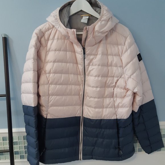 LOLE pink and blue puffer jacket size XXL - Picture 1 of 3